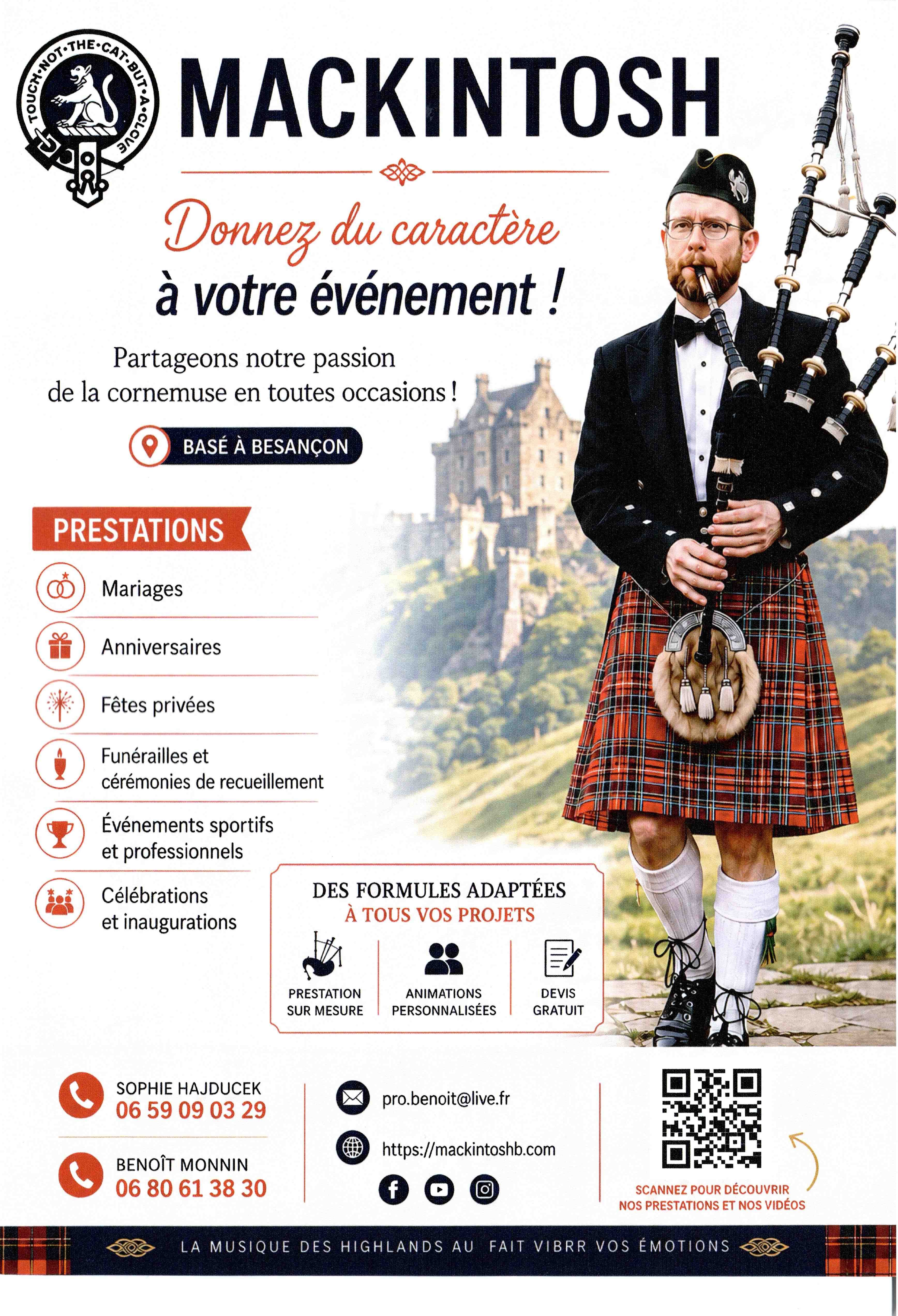 🎵🏴 Alerte cornemuse ! Mackintosh débarque avec un nouveau prospectus ! 🏴🎵